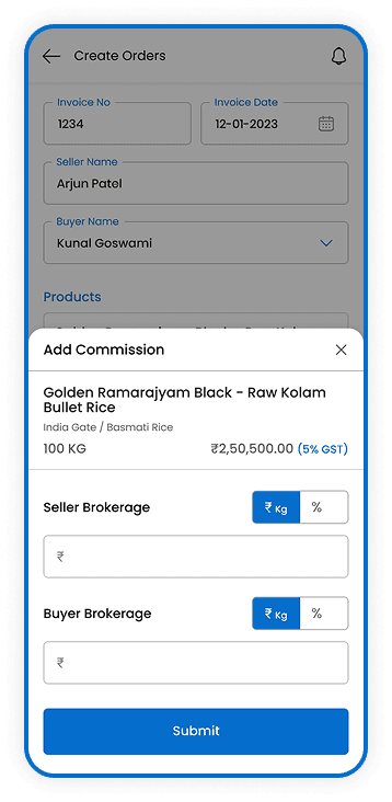 Billing App – broker dashboard