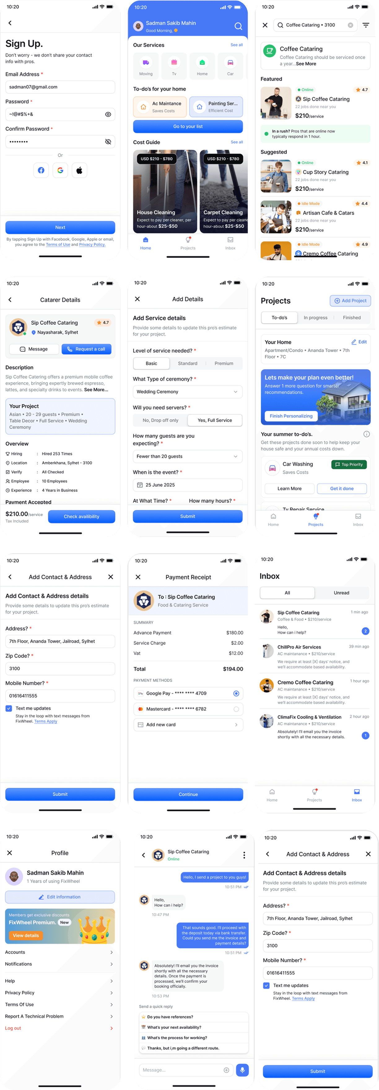 Home Service App