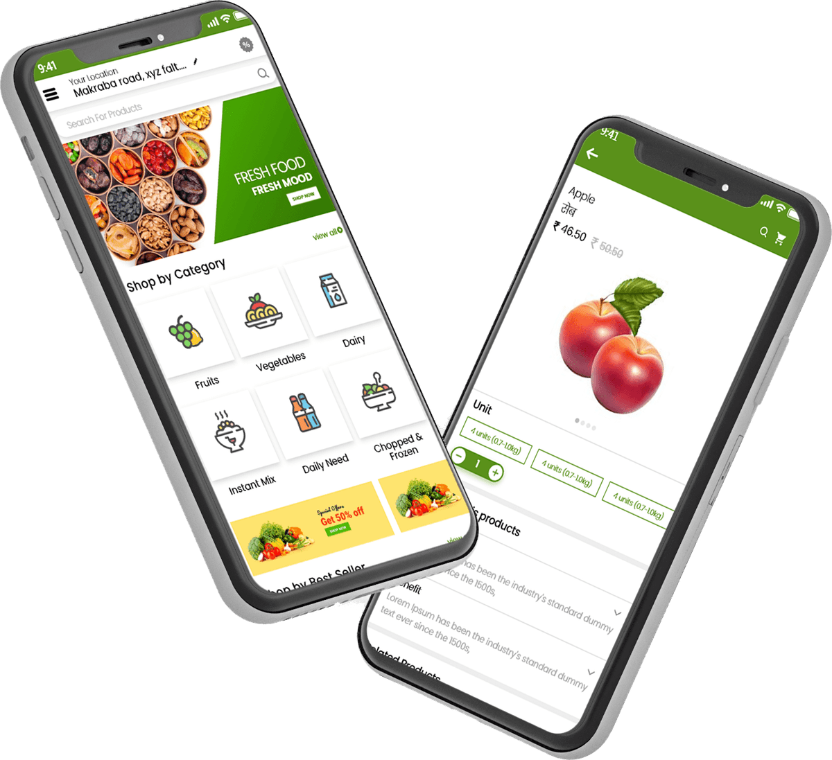 Online Grocery Delivery App