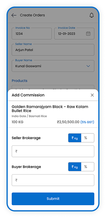 Billing App – broker dashboard