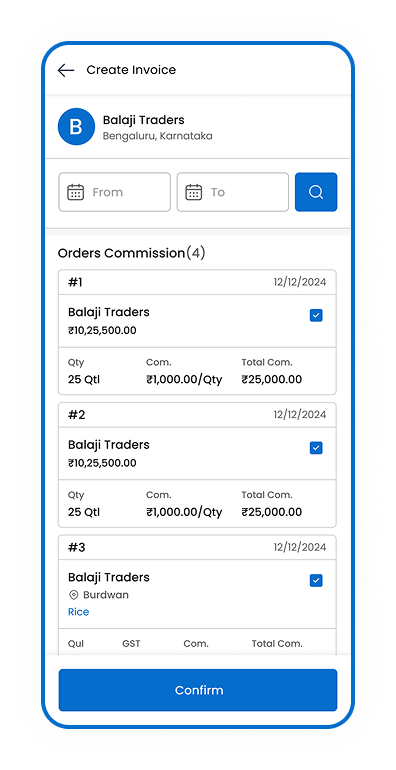 Create Orders – products and totals