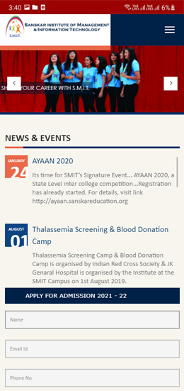 Sanskar Institute of Management & Information Technology mobile preview