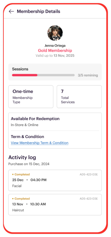 Membership Details
